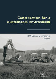 Construction for a Sustainable Environment book cover