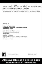 Partial Differential Equations On Multistructures book cover