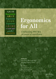 Ergonomics for All: Celebrating PPCOE's 20 years of Excellence: Selected Papers of the Pan-Pacific Conference on Ergonomics, 7-10 November 2010, Kaohsiung, Taiwan book cover