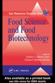 Food Science and Food Biotechnology book cover