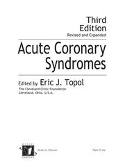 Acute Coronary Syndromes book cover