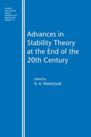 Advances in Stability Theory at the End of the 20th Century book cover
