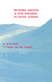 Institutional Innovation in Water Management: The Scottish Experience book cover