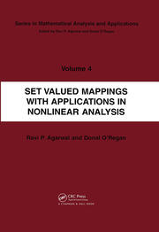 Set Valued Mappings with Applications in Nonlinear Analysis book cover