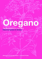 Oregano: The genera Origanum and Lippia book cover
