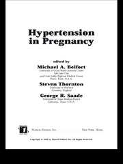Hypertension in Pregnancy book cover