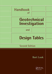 Handbook of Geotechnical Investigation and Design Tables: Second Edition book cover