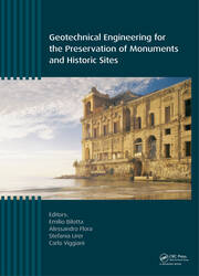 Geotechnical Engineering for the Preservation of Monuments and Historic Sites book cover