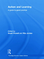 Autism and Learning (Classic Edition): A guide to good practice book cover