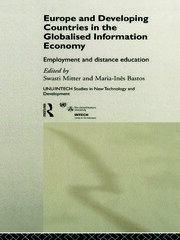 Europe and Developing Countries in the Globalized Information Economy: Employment and Distance Education book cover