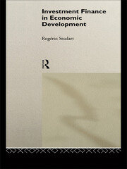 Investment Finance in Economic Development book cover