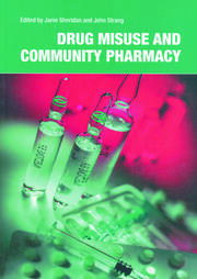 Drug Misuse and Community Pharmacy book cover