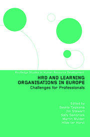 HRD and Learning Organisations in Europe book cover