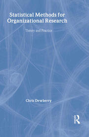 Statistical Methods for Organizational Research: Theory and Practice book cover