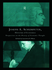 Joseph A. Schumpeter: Historian of Economics: Perspectives on the History of Economic Thought book cover