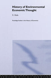 History of Environmental Economic Thought book cover