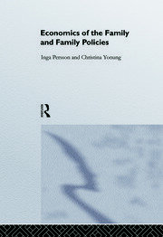 Economics of the Family and Family Policies book cover