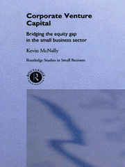 Corporate Venture Capital: Bridging the Equity Gap in the Small Business Sector book cover
