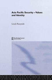 Asia Pacific Security - Values and Identity book cover