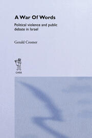 A War of Words: Political Violence and Public Debate in Israel book cover