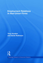 Employment Relations in Non-Union Firms book cover