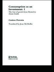 Consumption as an Investment book cover