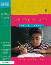 Writing Models Year 3 book cover