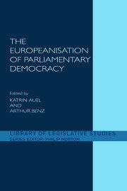 The Europeanisation of Parliamentary Democracy book cover