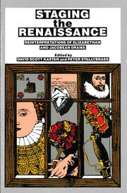 Staging the Renaissance book cover