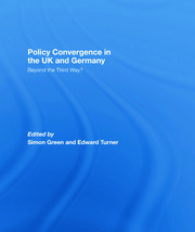 Policy Convergence in the UK and Germany: Beyond the Third Way? book cover