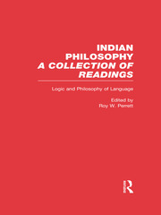 Logic and Language: Indian Philosophy book cover