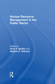 Human Resource Management in the Public Sector book cover
