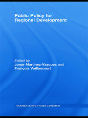 Public Policy for Regional Development book cover