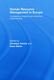 Human Resource Management in Europe book cover