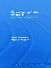 Reconfiguring Public Relations: Ecology, Equity and Enterprise book cover