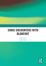 Sonic Encounters with Blanchot book cover