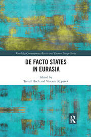 De Facto States in Eurasia book cover