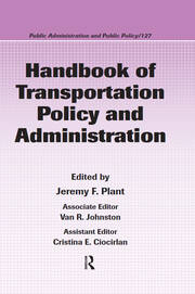 Handbook of Transportation Policy and Administration book cover