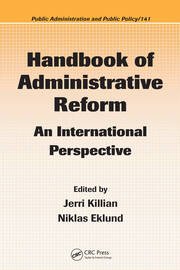 Handbook of Administrative Reform: An International Perspective book cover