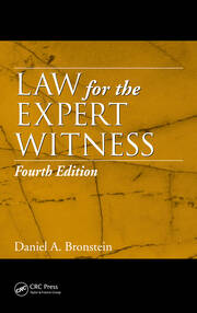Law for the Expert Witness book cover