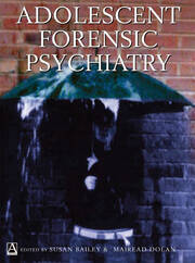 Adolescent Forensic Psychiatry book cover