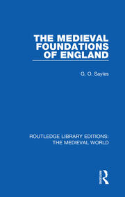 The Medieval Foundations of England book cover