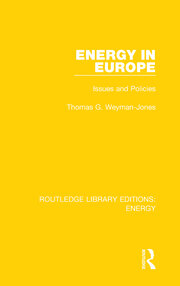 Energy in Europe: Issues and Policies book cover