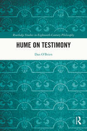 Hume on Testimony book cover