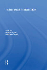 Transboundary Resources Law book cover