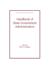 Handbook of State Government Administration book cover