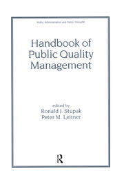 Handbook of Public Quality Management book cover