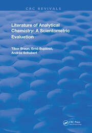 Literature Of Analytical Chemistry: A Scientometric Evaluation book cover