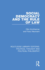 Social Democracy and the Rule of Law book cover