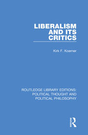 Liberalism and its Critics book cover